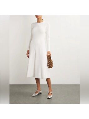 Veronica Beard Veronica beard nami knit off white dress XS